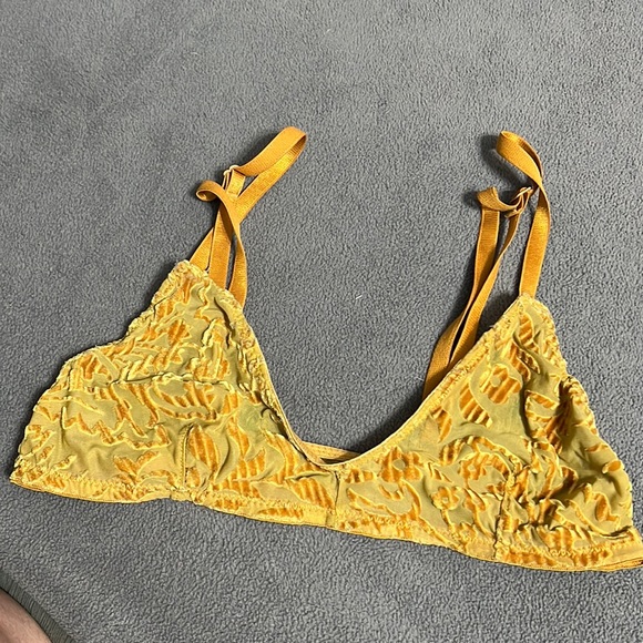 Other - Stunning sheer and velvet bralette